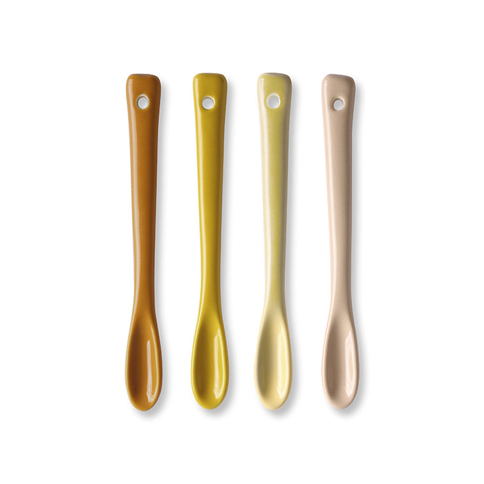 Bold & Basic ceramics tea spoons (set of 4)