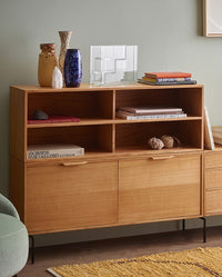 Glass staircase vase