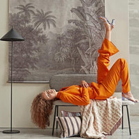 black metal Nordic style floor lamp