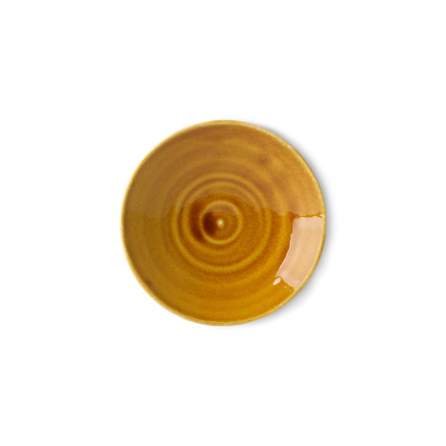 Kyoto ceramics - brown small plate