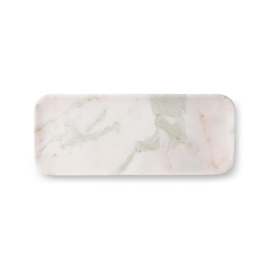 HKliving USA AKE1136 white, green, pink marble rectangle trinket