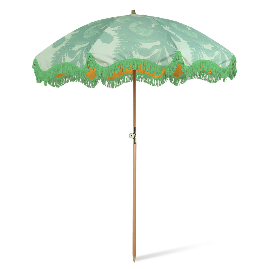 floral umbrella patio HKliving USA MOU5006 sturdy Patio & Beach umbrella floral pistachio