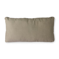 Aluminum outdoor sofa Chai / beige pillows