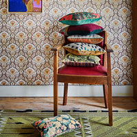 DORIS for HKliving - stitched floral accent pillow
