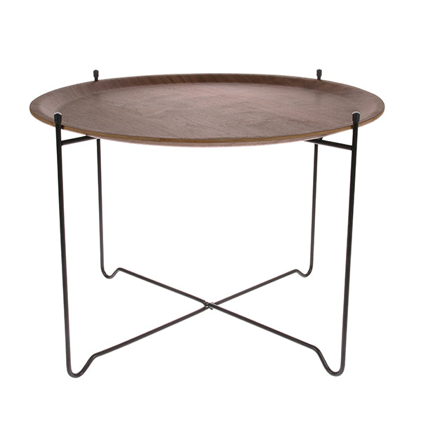Try Table Tray table L - walnut – LAZARO living | HKLIVING USA