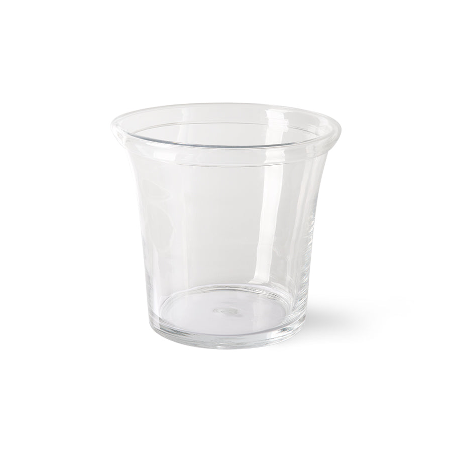 large glass plant pots HKliving Flower pot glass
