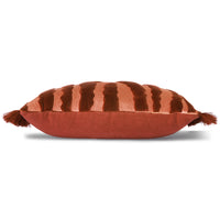 Tiger print accent pillow