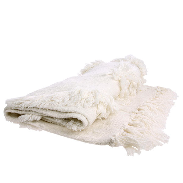hkliving Fringe Throw Blanket