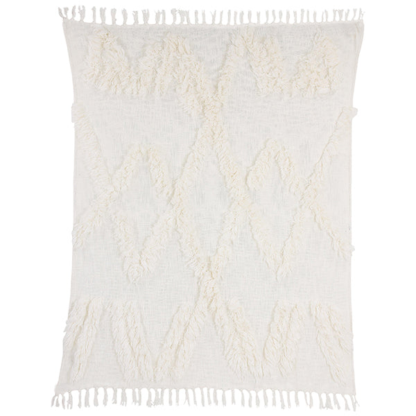 hkliving Fringe Throw Blanket - Thumbnail 2