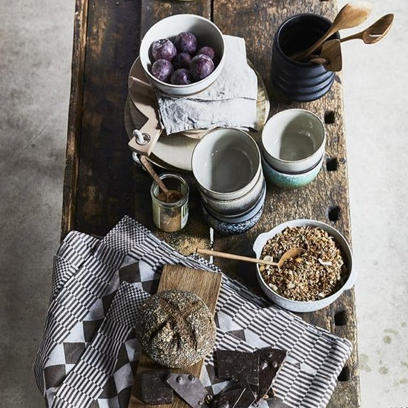 table setting with natural products